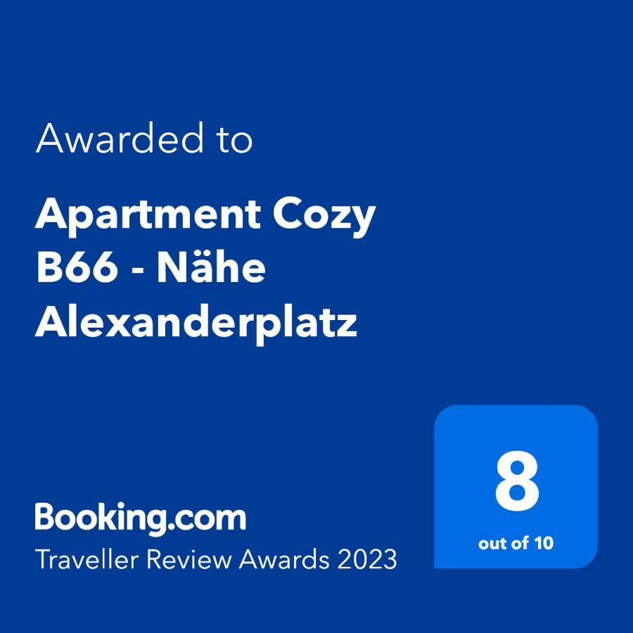 Apartment Cozy B66 - Naehe Alexanderplatz Berlín Exterior foto